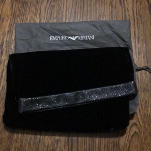 Emporio Armani Velvet Clutch